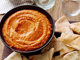 Roasted Red Pepper Houmous (Hummus?, Hummous? Who knows...)