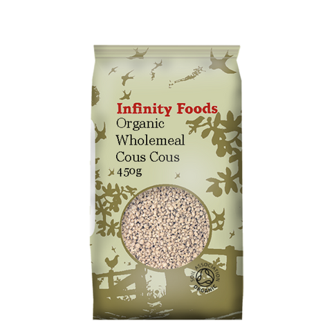 Infinity Foods - Organic Wholemeal Couscous - Italy 450g