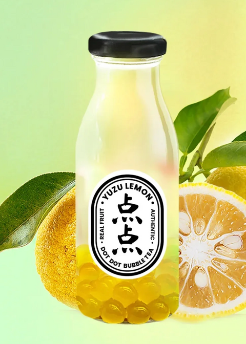 dot dot bubble tea lemon