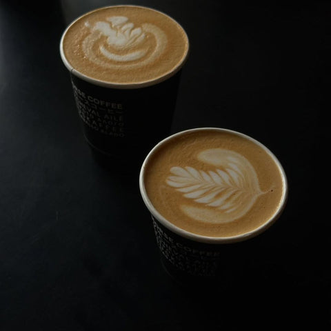 flying horse Colombian filter coffee brewed