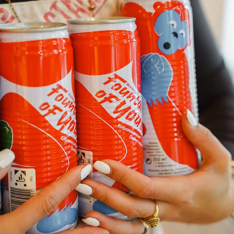 One Case of Fountain of Youth Coconut Water (24 Cans)