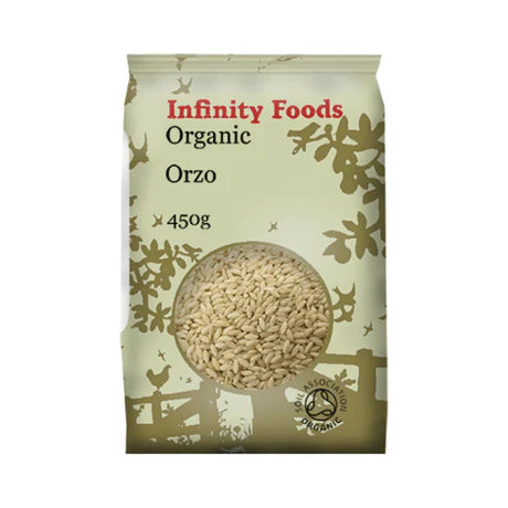 Infinity Organic Orzo White, 450g