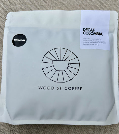 Wood Street Coffee - Decaf Colombia Ground 250g