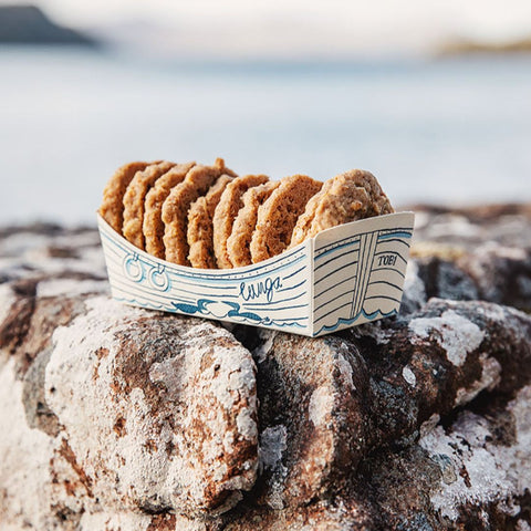 island bakery oat crumbles out of package