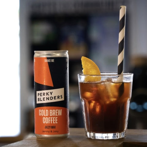 Perky Blenders Cold Brew can