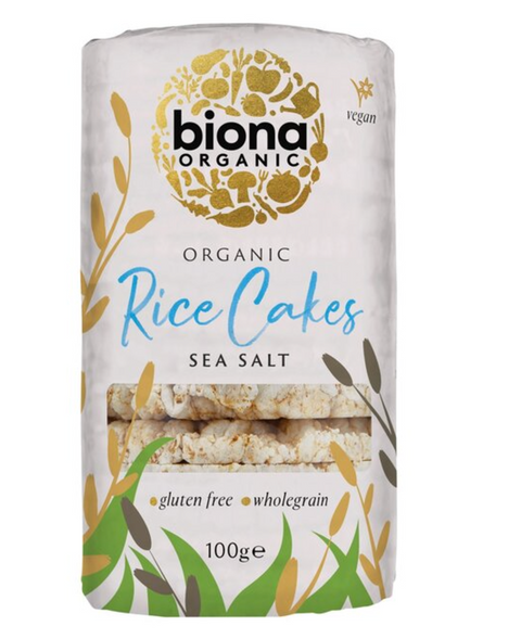 Biona Organic Rice Cakes 100g / Salt
