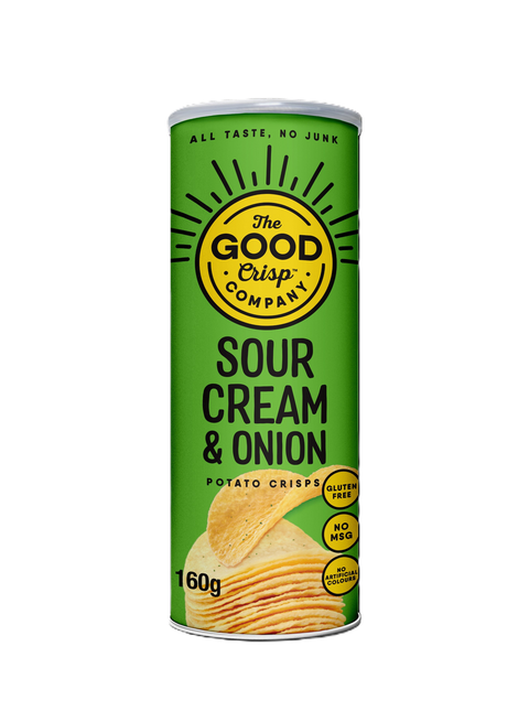 the good crisp sour cream and onion 160g