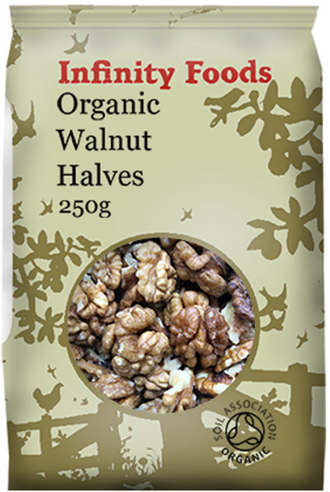 Infinity Foods Organic Walnut Halves, 250g