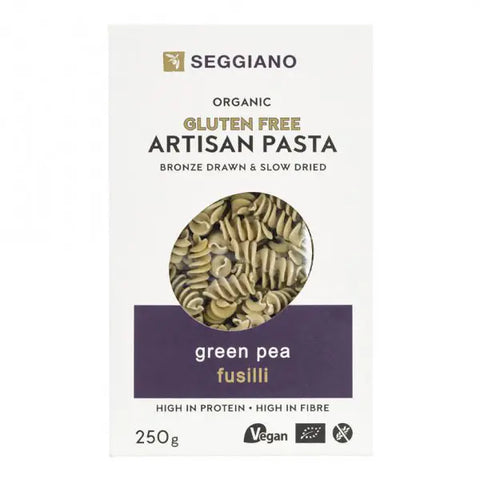 Seggiano Organic Gluten Free Green Pea Fusilli 250g