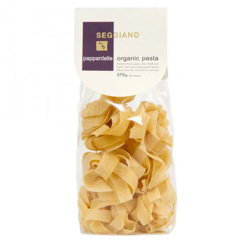 SEGGIANO Organic Pappardelle Pasta 375g ORGANIC VEGAN VEGETARIAN