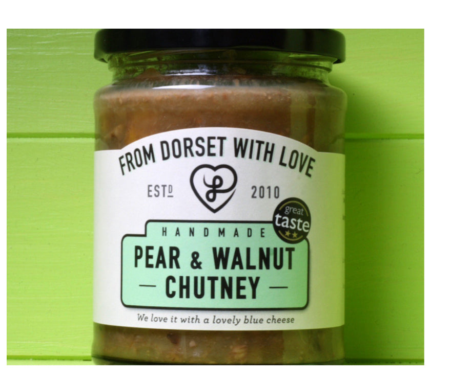 From Dorset With Love-  Pear and Walnut Chutney - 300g