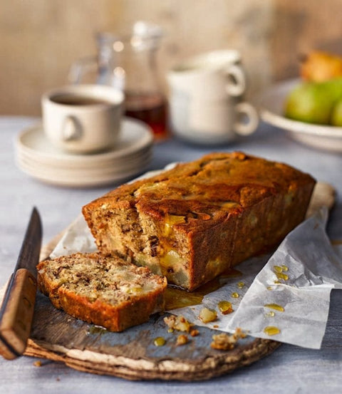 Banana, Pear, and Chocolate Cake Recipe