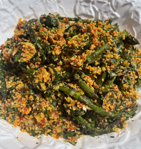 Herby Asparagus Couscous Recipe