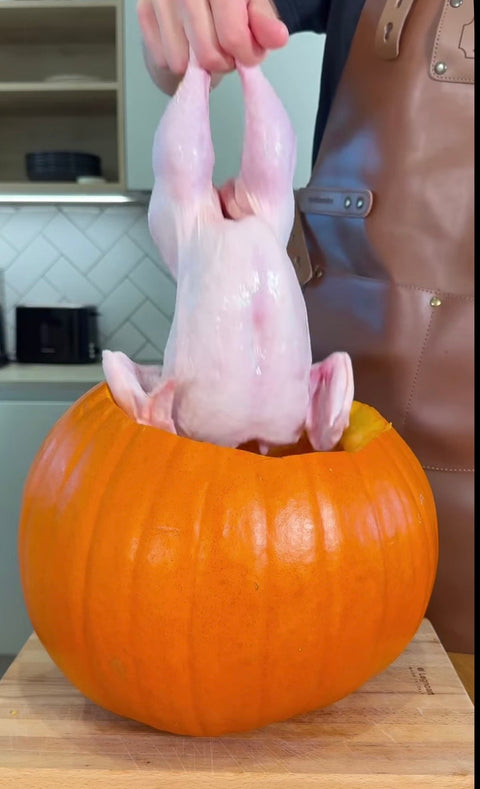 Monster Chicken Pumpkin Soup