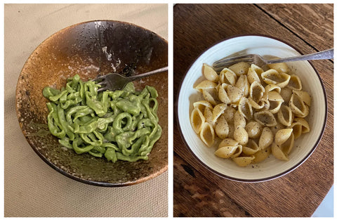 Pasta with Cacio e Pepe and Lemon Zest