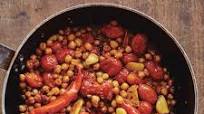 Confit Tandoori Chickpeas with Herbed Yoghurt Sauce