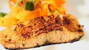 Spiced Grilled Salmon with Lime Mayo