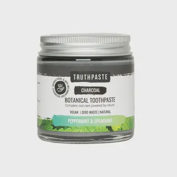 Activated Charcoal Zero-Waste Toothpaste. Fluoride Free: Truth Paste