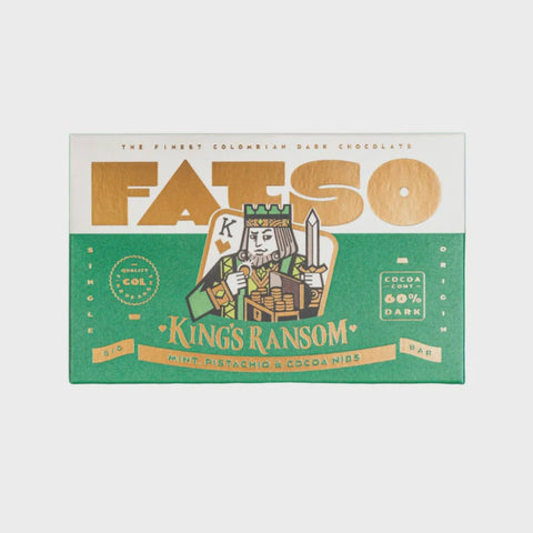 Fatso King's Ransom mint pistachio and cocoa nibs