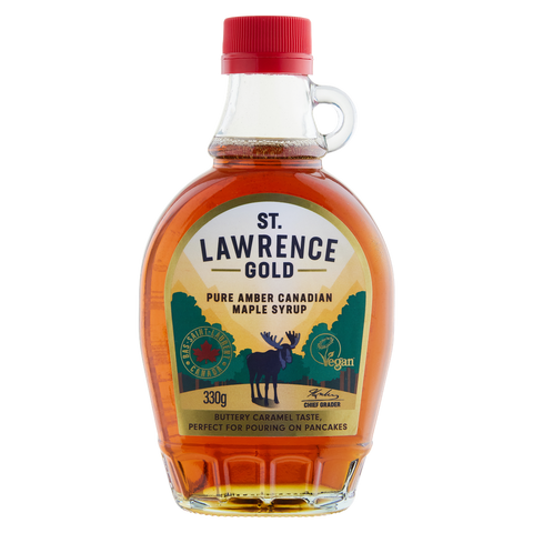 St Lawrence Gold Maple Syrup Grade A Amber - 330g