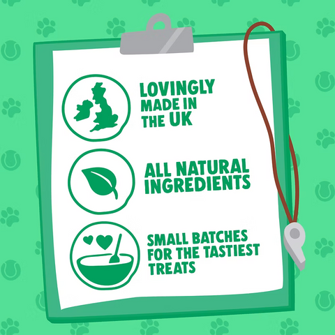animated clipboard with whistle on green background
