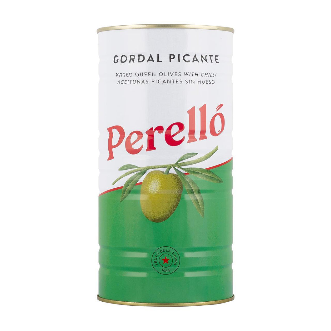 BIG CAN Perelló Gordal Pitted Olives Picanté Large 600g from Brindisa