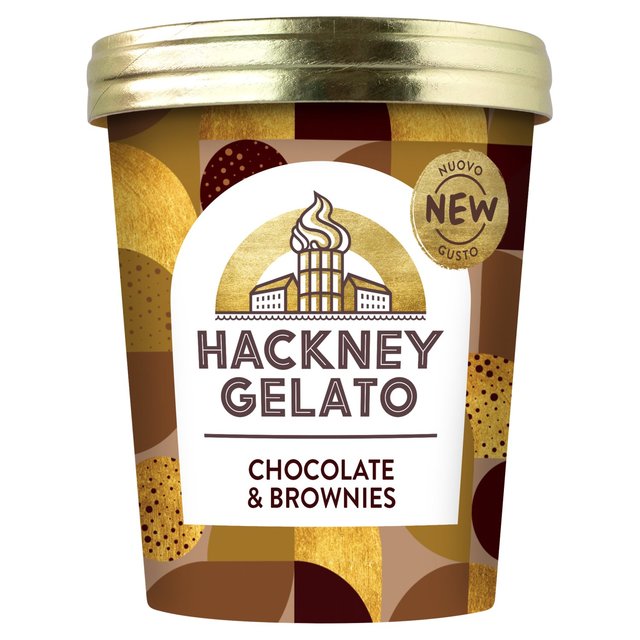 Hackney Gelato Chocolate Brownies 460ml