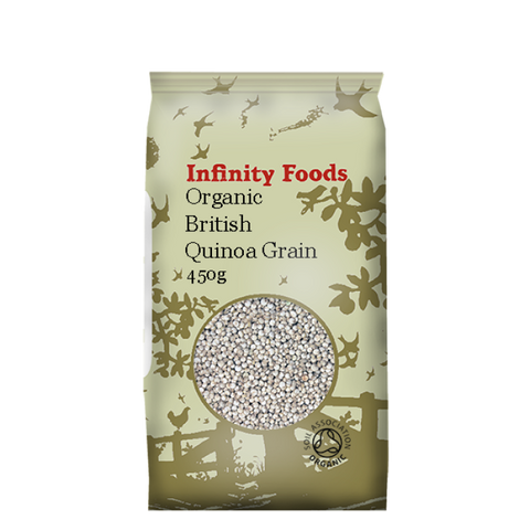 infinity organic british quinoa 450g