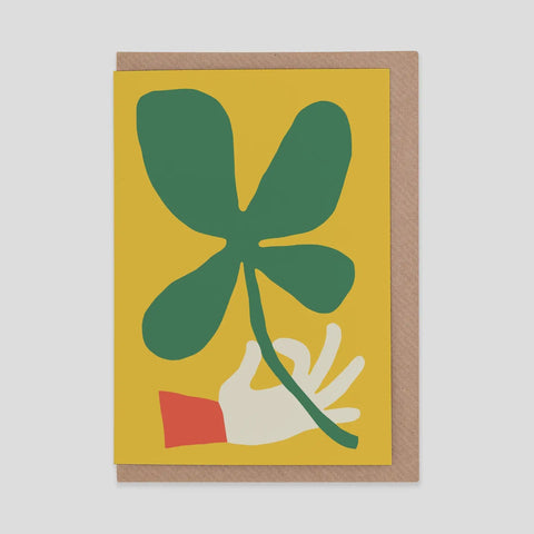 Cards - Four Leaf Clover Good Luck Greeting Card