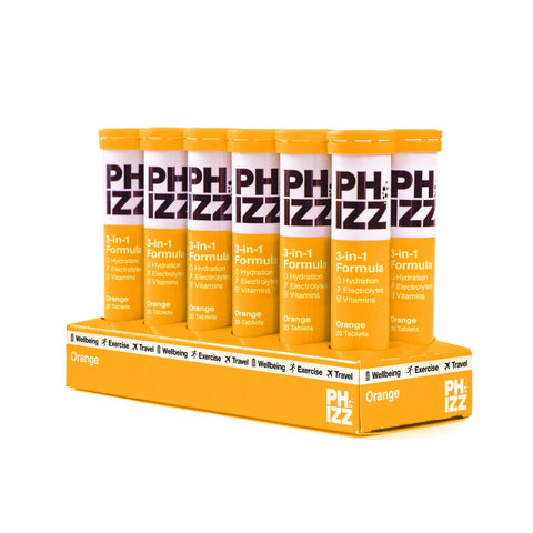 phizz 3 in 1 vitamin tablets orange  20 X 4.5g