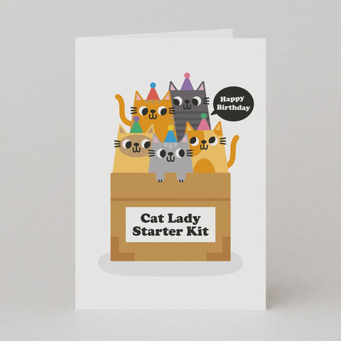 Cards - Cat Lady Starter Kit Birthday Card