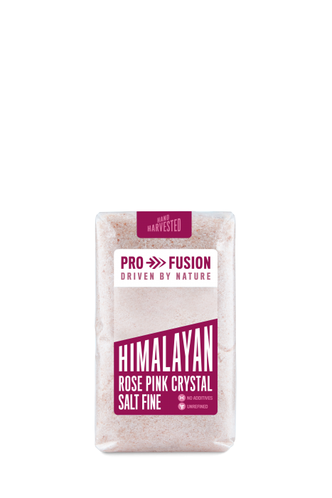 bag of pro fusion himalayan rose pink crystal salt fine