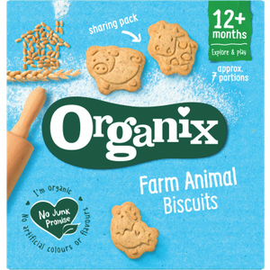 Organix Organic Toddler Biscuits - Farm Animals X 5 X 100g