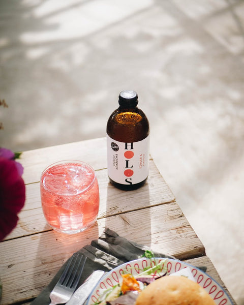 Holos Kombucha Organic Ginger & Hibiscus