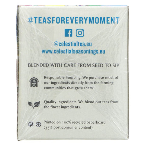 Ingredients on side of box of celestial sleepytime extra tea