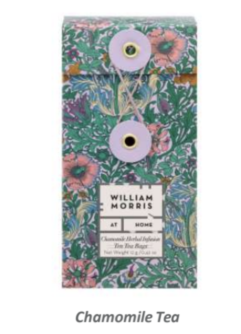 William Morris Tea - Chamomile 10 Teabags