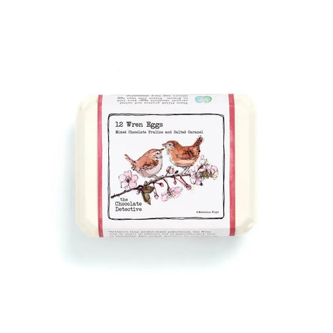 box of chocolate wren eggs for easter