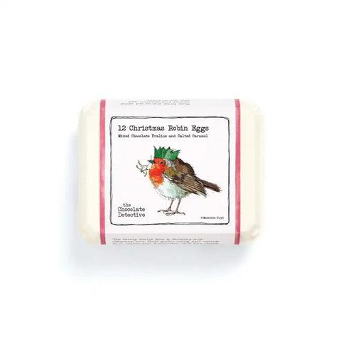 The Chocolate Detective - 12 Christmas Robin Eggs 150g