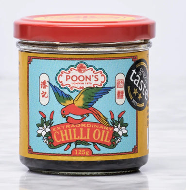 One Jar of Poon’s extraordinary chilli oil 