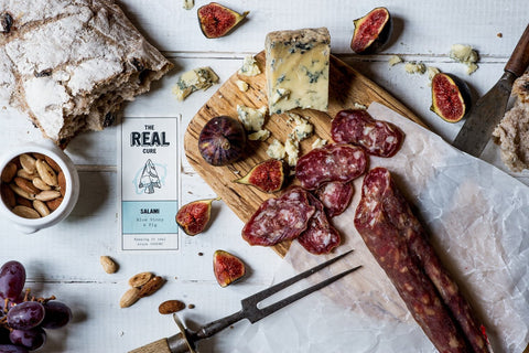 The Real Cure - Dorset Blue Vinny & Fig Salami 150g