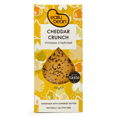 Easy Bean Cheddar Crunch Chickpea Crispbread