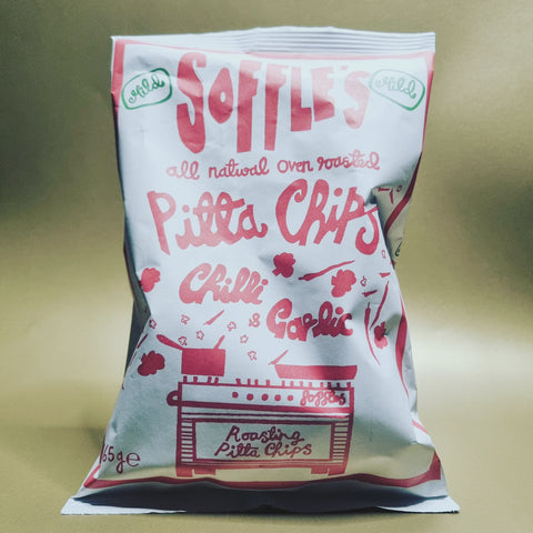 Soffles - Chilli & Garlic Pitta Chips 165g