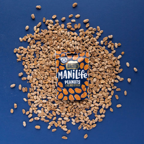deep roasted salted peanuts manilife 75g