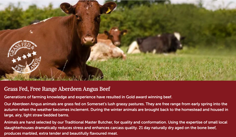 Grass-fed Aberdeen Angus Beef Fillet