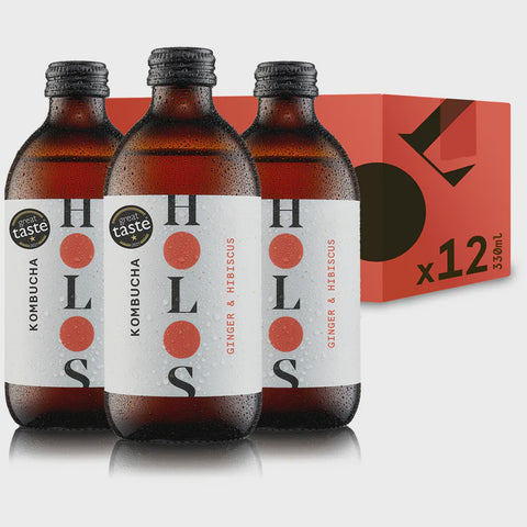 HOLOS Kombucha - Organic Ginger & Hibiscus