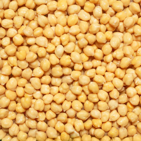 close up of chickpeas