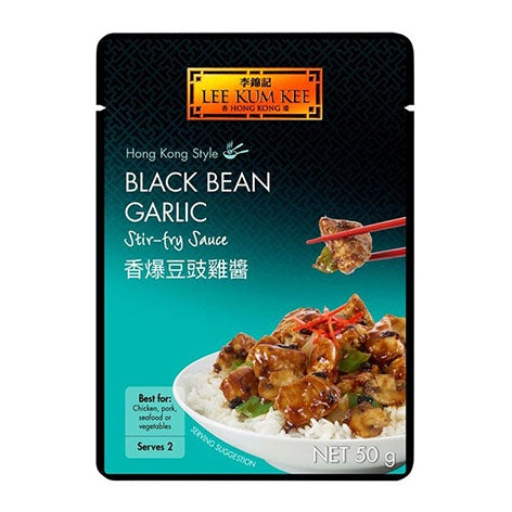 Lee Kum Kee Black Bean Garlic Stir Fry Sauce - 50g
