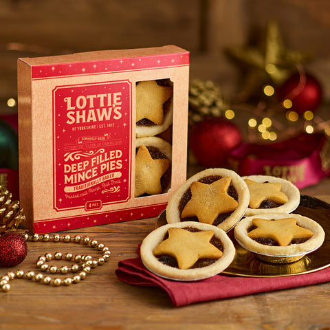 Lottie Shaw - Traditional Mince Pies Box of Four