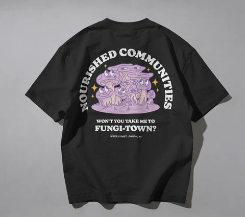 Nourished Communities, Fungi-Town T-Shirt