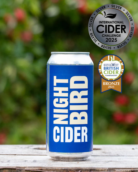 can of night bird cider